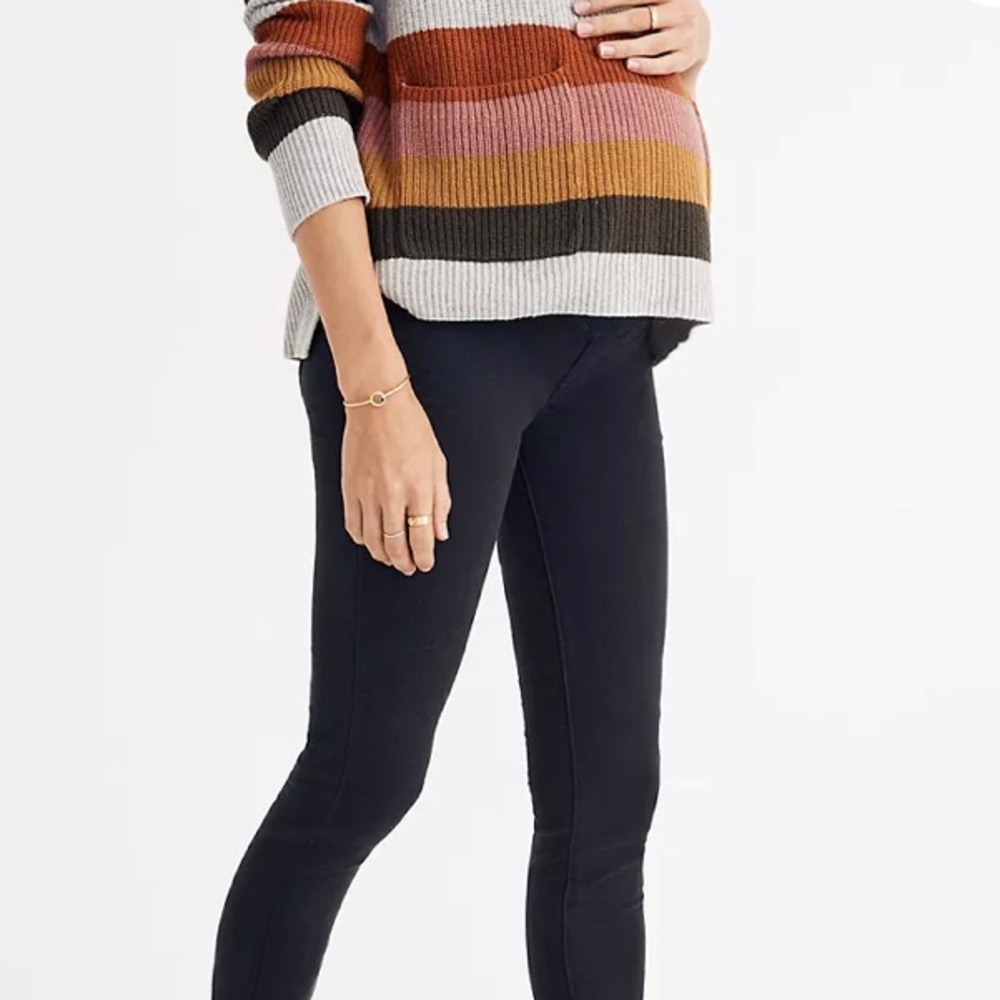 Madewell Maternity Over-the-Belly Skinny Jeans in Lunar Wash size 25